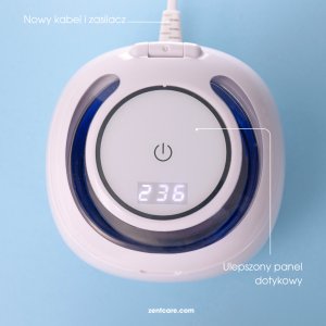 ZENT Myjka ultradźwiękowa Ultrasonic Cleaner biała 11