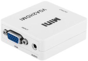 System przekazu sygnału AV Roger RoGer VGA to HDMI Video Signal Converter (+Audio) / white 2