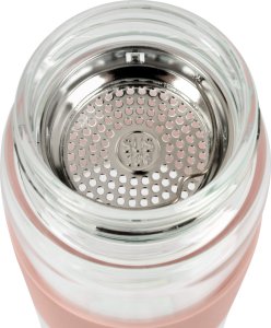 Butelka szklana Casno Michigan 600 ml różowa 3