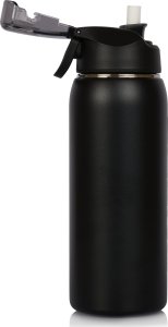 Butelka termiczna Majestic Sport Delta 750 ml czarna 2