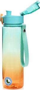 Majestic Sport Butelka tritanowa Casno Aura 560 ml zielono-pomarańczowa 2