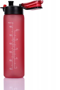 Butelka tritanowa Majestic Sport Okosei Mat 750 ml czerwona 2