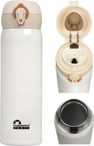 Kubek termiczny Majestic Sport Mash 450 ml biały 1