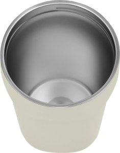 Kubek termiczny ze słomką Majestic Sport Hoody 420 ml biały 3