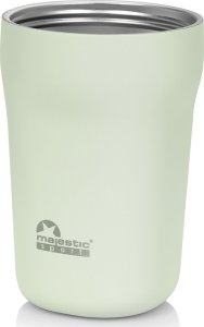 Majestic Sport Kubek termiczny ze słomką Hoody 420 ml zielony 2