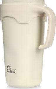 Kubek termiczny ze słomką Majestic Sport Jelly 650 ml biały 2