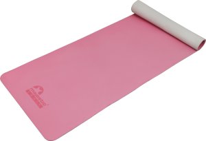 Mata do ćwiczeń Majestic Sport YOGA 183x61x0,6 cm różowy mat 1