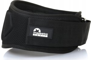 Pas kulturystyczny Majestic Sport EVA PRO czarny r. S 1