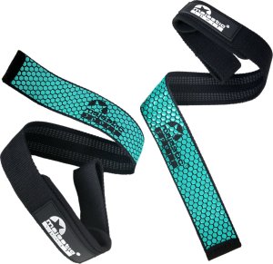 Paski treningowe Majestic Sport HIPAS czarno-miętowe 1