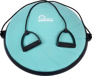 Piłka balansowa Majestic Sport z linkami miętowa 1