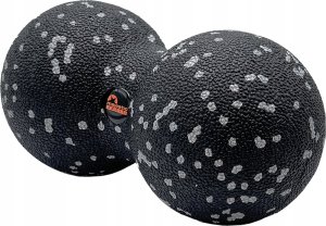 Piłka do masażu Majestic Sport TENSO DUO 16x8 cm czarno-szara 2