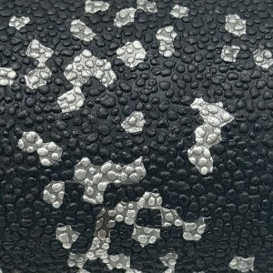 Piłka do masażu Majestic Sport TENSO MONO 8 cm czarno-szara 2