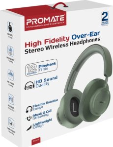 Promate Takt Wireless Headphones Bluetooth 5.4 / AUX 3