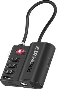 Promate TagLock TSA Luggage Lock with Smart Precision Tracking Tag + Apple Find My 1
