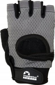 Rękawiczki treningowe Majestic Sport BASIC I krótkie szare r. L 1