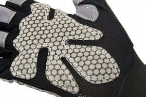 Rękawiczki treningowe Majestic Sport BASIC I krótkie szare r. M 3