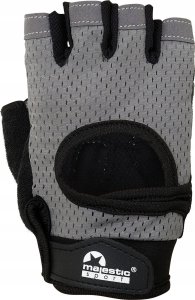 Rękawiczki treningowe Majestic Sport BASIC I krótkie szare r. XL 3