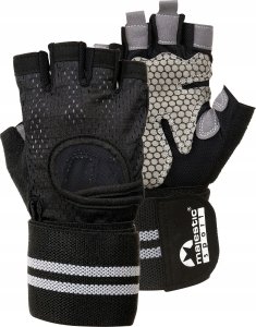Rękawiczki treningowe Majestic Sport BASIC II długie szare r. L 1