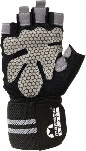 Rękawiczki treningowe Majestic Sport BASIC II długie szare r. XL 2