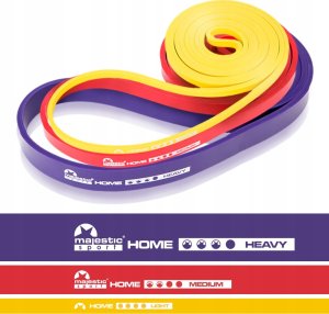 Zestaw gum do ćwiczeń Majestic Sport HOME BAND (3 szt.) 1