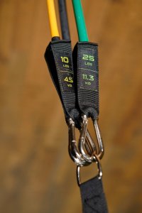 Zestaw gum oporowych do ćwiczeń ekspander Majestic Sport /5 sztuk/ 14