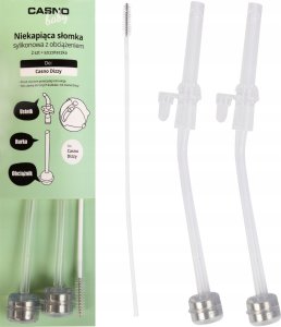 Zestaw słomek + szczoteczka do Casno Baby DIZZY 240 ml 1