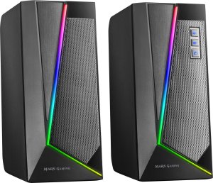 Mars Gaming MS7 Bluetooth Stereo Speakers / 20W / 3.5mm Audio / RGB 1