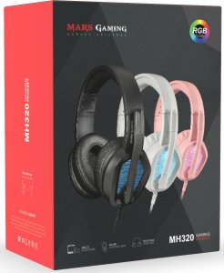 Słuchawki Mars Gaming MH320 Gaming Headset with Microphone / LED / USB / 2m Cable 7