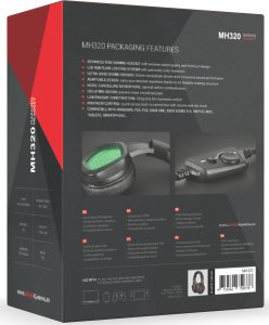 Słuchawki Mars Gaming MH320 Gaming Headset with Microphone / LED / USB / 2m Cable 8