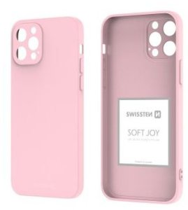 Swissten Soft Joy Silicone Case for Apple iPhone 11 Pro Pink 1