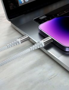 Kabel USB Swissten USB-C - USB-C 1.5 m Szary (8595217487765) 3