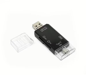 Czytnik Roger RoGer OTG USB-C/USB/microUSB Cardreader TF / SD + USB 2.0 2