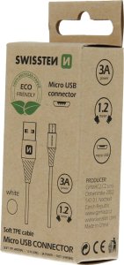 Kabel zasilający Swissten Fast Charge 3A Micro USB Data and Charging Cable 1.2m 2