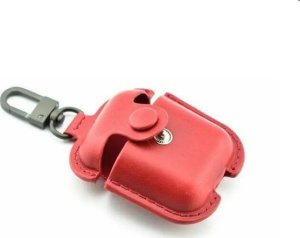 Devia Lux Series Eco Leather Look Magnetic Carabiner Case Apple AirPods 1st Generation 3