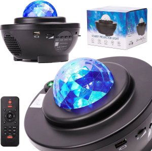 RoGer Rotating Star Projector / Bluetooth Speaker / LED / with Remote Control 1