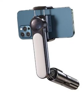 Wooco L09 3in1 Gimbal 1-Axis Stabilizer LED 4