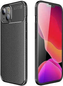 Mocco Trust Armored Shockproof Carbon Case for Apple iPhone 13 Pro Black 2