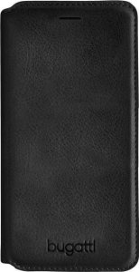 Bugatti Parigi Real Leather Case - Wallet for Samsung G955 Galaxy S8 Plus Black (OEM) 1