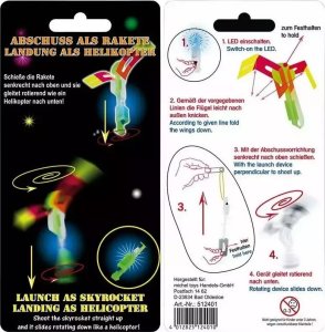 Michel Toys 512401 Helicopter rocket toy / LED / Assorted colors 2