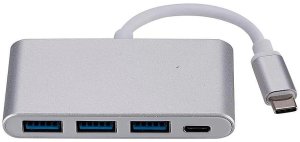 RoGer AD15641 USB-C Hub - Splitter 3 x USB 3.0 / USB-C 2