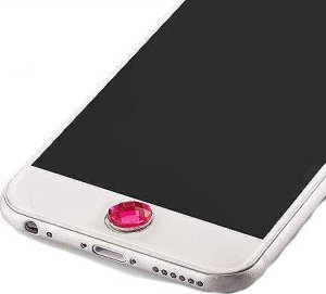 Mocco Universal Home Button Sticker Decoration Apple iPhone / iPad Pink 1