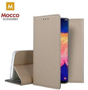 Mocco Smart Magnet Book Case For Samsung Galaxy A21 Gold 1