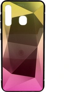 Mocco Stone Ombre Back Case Silicone Case With gradient Color For Apple iPhone X / XS Yellow - Pink 1