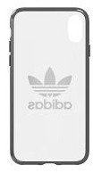 Adidas Clear Case Silicone Case for Apple iPhone X / XS Transparent - Black (EU Blister) 3