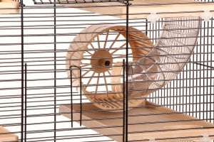 DUŻA KLATKA piętrowa dla Chomika Gryzonia Myszki tunele domek kołowrotek 5