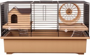 KLATKA DLA CHOMIKA MYSZY + DOMEK KOŁOWROTEK TUNELE 3