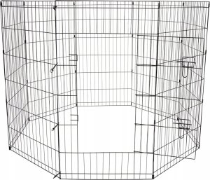 KOJEC DLA SZCZENIĄT ZAGRODA DLA PSA PSÓW KRÓLIKA ŚWINKI SKŁADANY 122cm XXXL 1