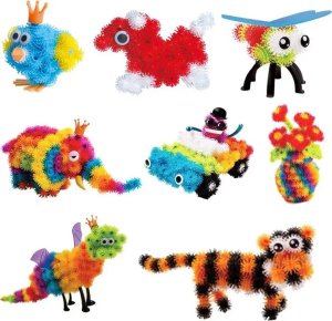 RZEPY CZEPY 1000+ KLOCKI KREATYWNE KULKI DUŻY ZESTAW PREZENT XXXL + naklejki emotki 2