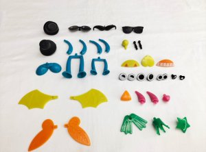 RZEPY CZEPY 1000+ KLOCKI KREATYWNE KULKI DUŻY ZESTAW PREZENT XXXL + naklejki emotki 9