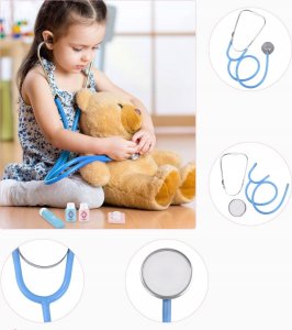 ZESTAW LEKARZA DLA DZIECI WALIZKA APTECZKA PIELĘGNIARKA MAŁY DOKTOR 11